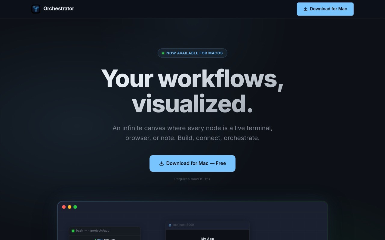 Screenshot of AI Orchestrator